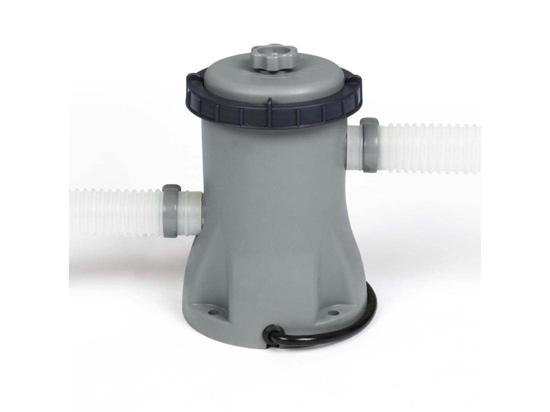 Vente Unique Piscine Hors-sol Tubulaire Bestway Steel Pro Max 366x76 Cm Épurateur à Cartouche De 1 249 L/H