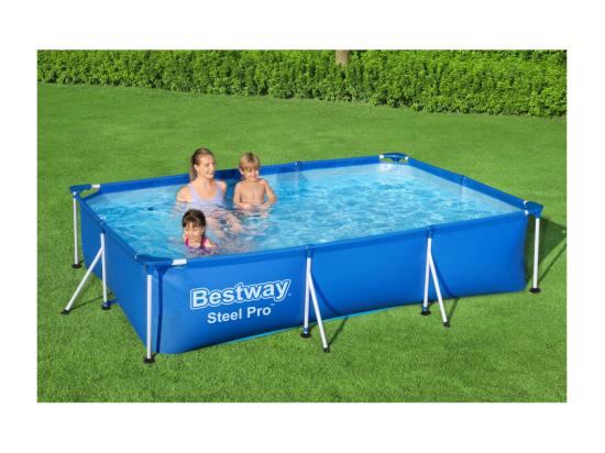 Vente Unique Piscine Hors-Sol Tubulaire Pour Enfants Bestway Deluxe Splash Frame Pool 300x201x66 Cm
