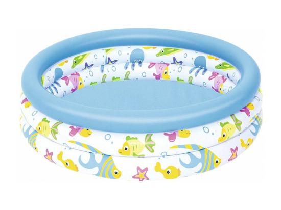 Vente Unique Piscine Ocean Life 3 Boudins - D 102 X H 25 Cm - Blanc