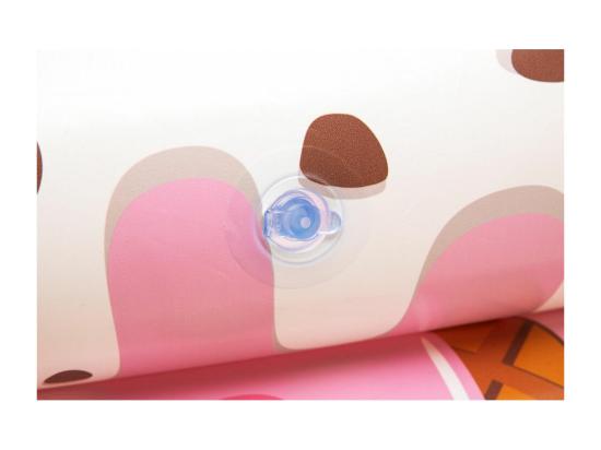 Vente Unique Piscine Pataugeoire 3 Anneaux Gonflables Ronde - Sundae Funday - 160 X 38 Cm