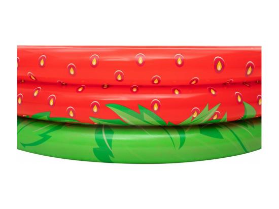 Vente Unique Piscine Pataugeoire Gonflable Ronde Fraise - Sweet Strawberry - 160 X 38 Cm