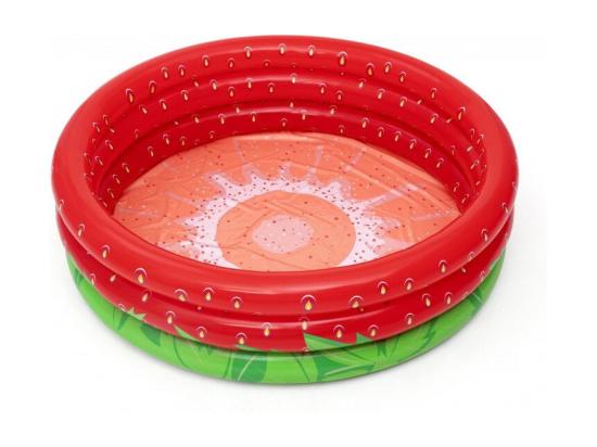 Vente Unique Piscine Pataugeoire Gonflable Ronde Fraise - Sweet Strawberry - 160 X 38 Cm