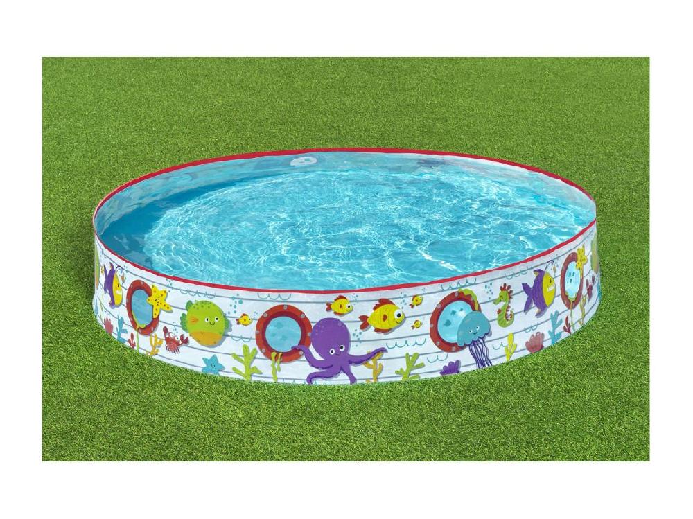 Vente Unique Piscine Pataugeoire Hors Sol Ronde Fill'n'Fun - 152 X 25 Cm