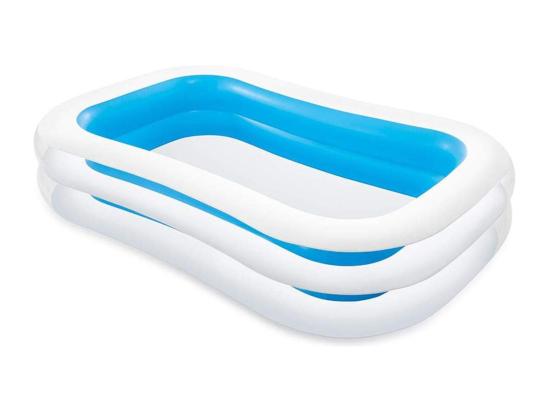 vente unique Piscine Rectangulaire 2 Anneaux 262x175x56cm 2 Chambre A Air. Intex