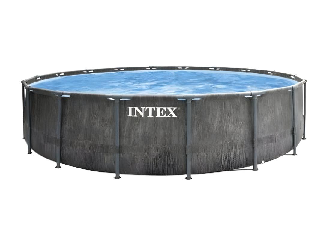Vente Unique Piscine Tubulaire Baltik Ronde 5 49 X 1 22 M - Intex