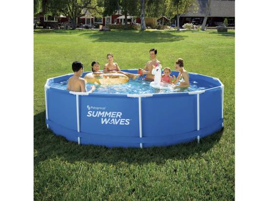 Vente Unique Piscine Tubulaire Metal - FETA - 3.66 X 0.91 M