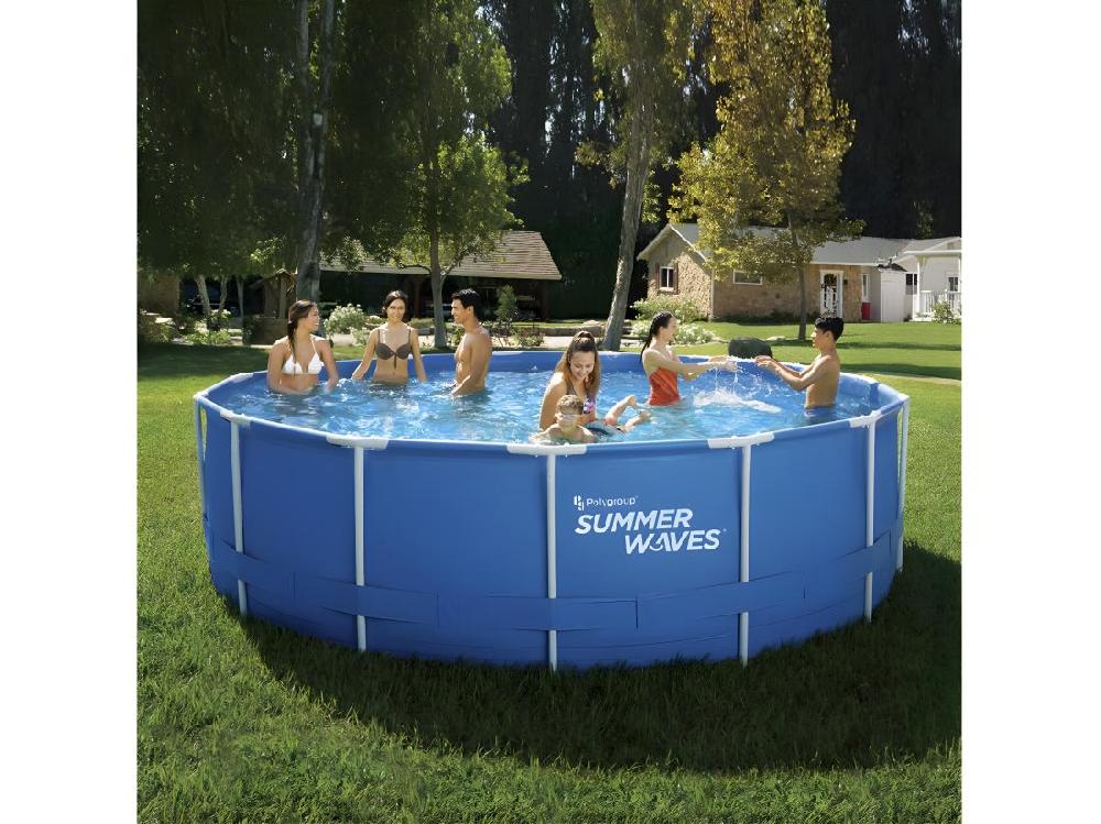 vente unique Piscine tubulaire - Ø 4 57 x 1 22 m - Sans filtration