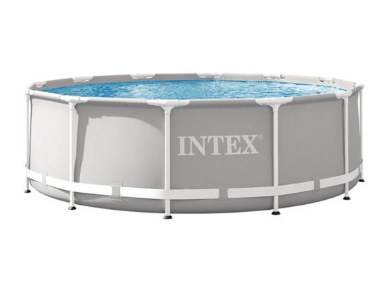 Vente Unique Piscine Tubulaire Prism Frame Ronde 3 66 X 1 22 M - Intex
