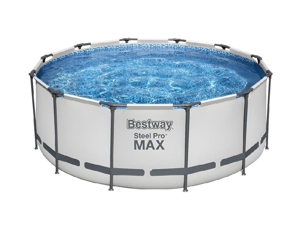 Vente Unique Piscine Tubulaire Steel Pro Max Ronde 3 66 X 1 22 M - Bestway