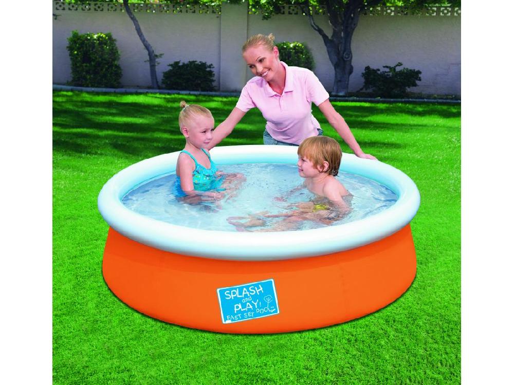 Vente Unique Piscinette Ronde My First Fast Set - D 152 X H 38 Cm - Bleu
