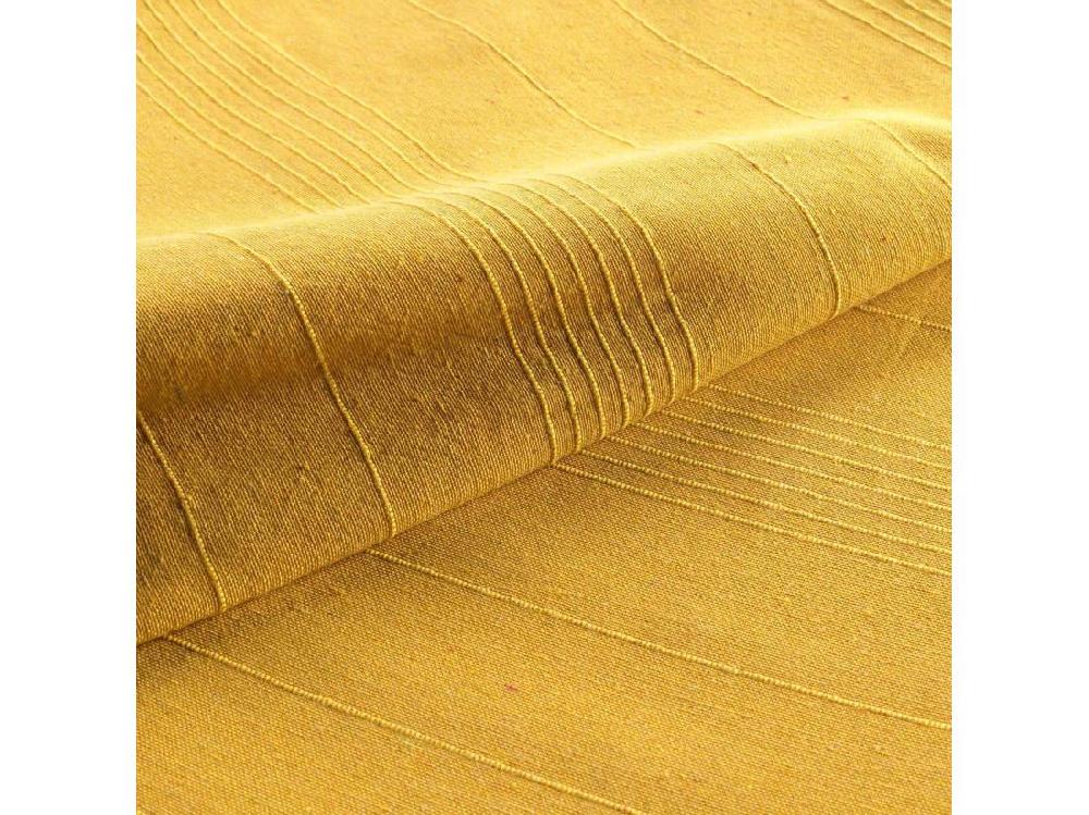 Vente Unique Plaid Lucile En Polycoton Curry 180x220