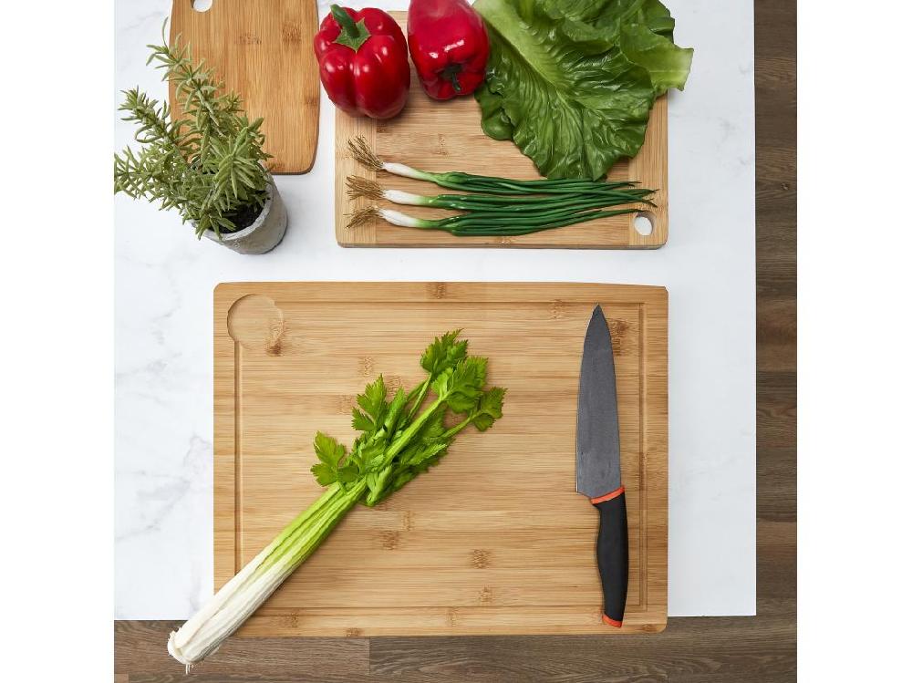 vente unique Planche A Decouper Avec Rebord Bambou 33.5x44cm