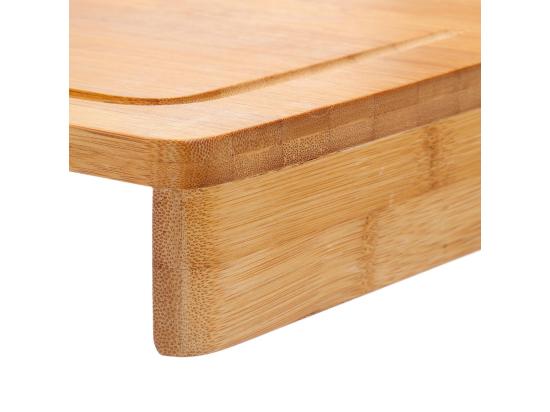Vente Unique Planche à Découper Bambou "Rebord" 45cm Naturel