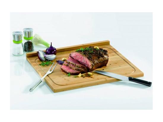 vente unique Planche à Découper Bambou "Rebord" 45cm Naturel