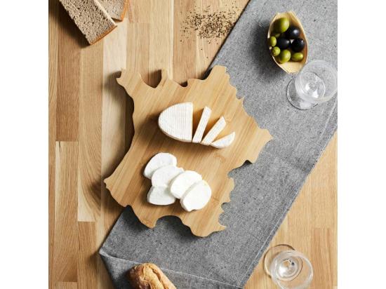Vente Unique Planche De Présentation Bois "France" 31cm Naturel