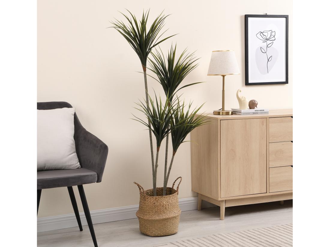 vente unique Plante artificielle Yucca avec pot - H.150 - LYA