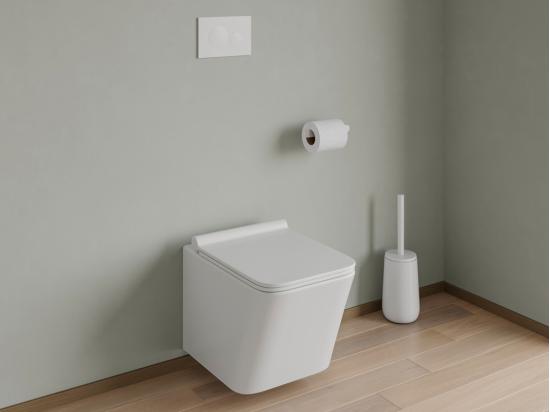 vente unique Plaque de commande pour WC avec double touche - Blanche - OPULUS