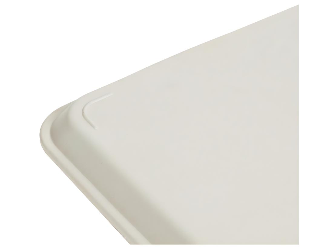 Vente Unique Plateau De Service En Mélamine Et Bambou 38 X 26 Cm