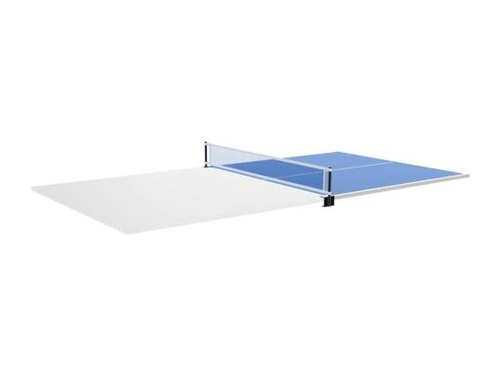 Vente Unique Plateau Dinatoire Réversible "Ping Pong" 213cm Blanc Laqué
