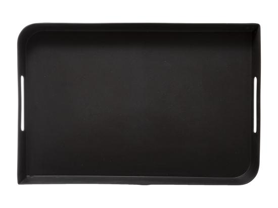 Vente Unique Plateau En Mélamine 45 X 30 Cm Noir Charbon