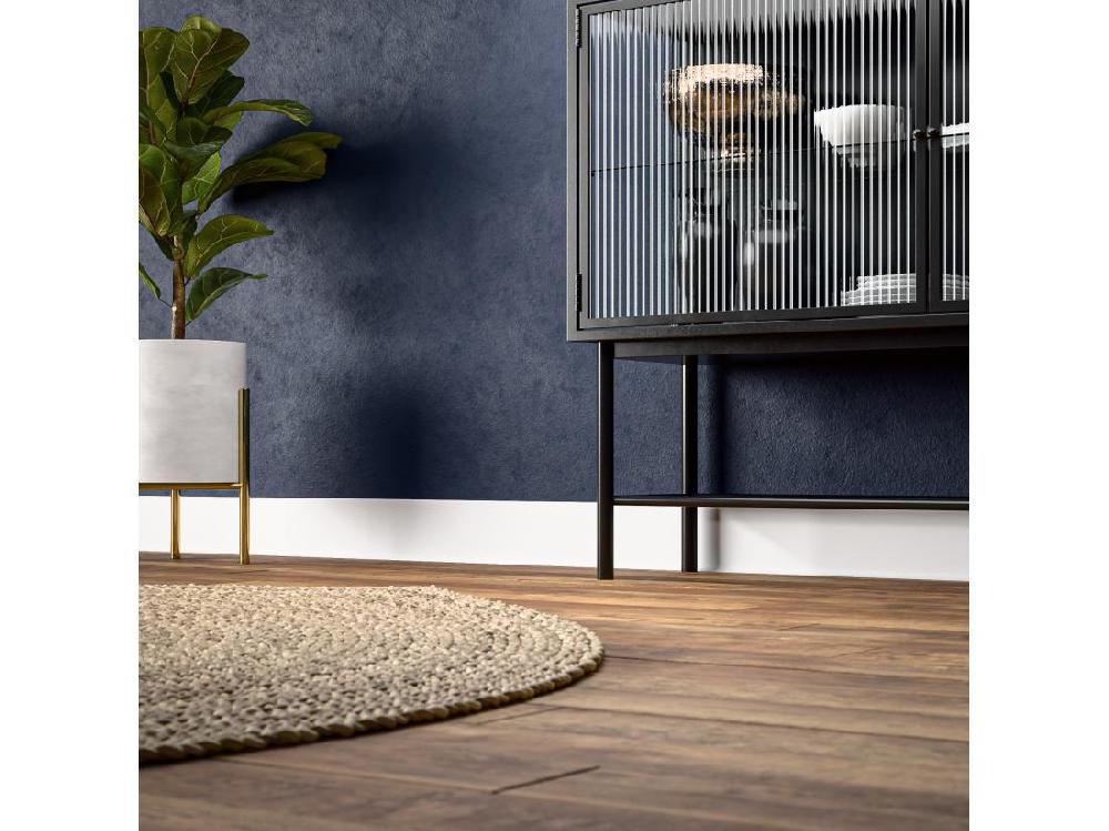Vente Unique Plinthe à Lèvre PVC - Blanc - 1 M À L'unité