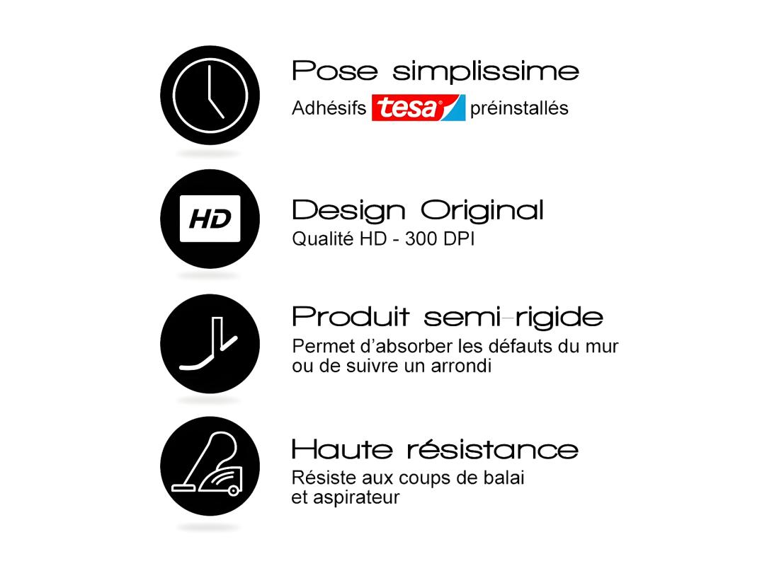 Vente Unique Plinthe PVC Lot De 10 L100xH. 8cm - Bronze Brossé - PVC