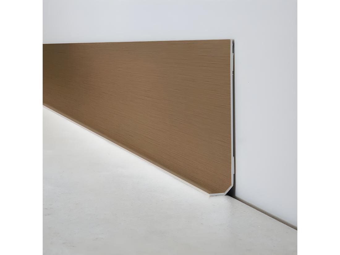 vente unique Plinthe PVC lot de 10 L100xH. 8cm - Bronze Brossé - PVC