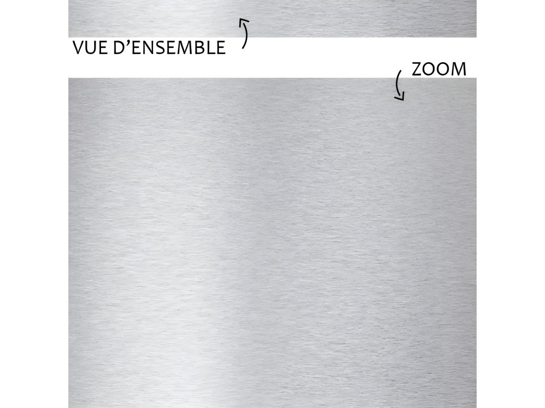 Vente Unique Plinthe PVC Lot De 25 L200xH. 8cm - Alu Brossé - PVC