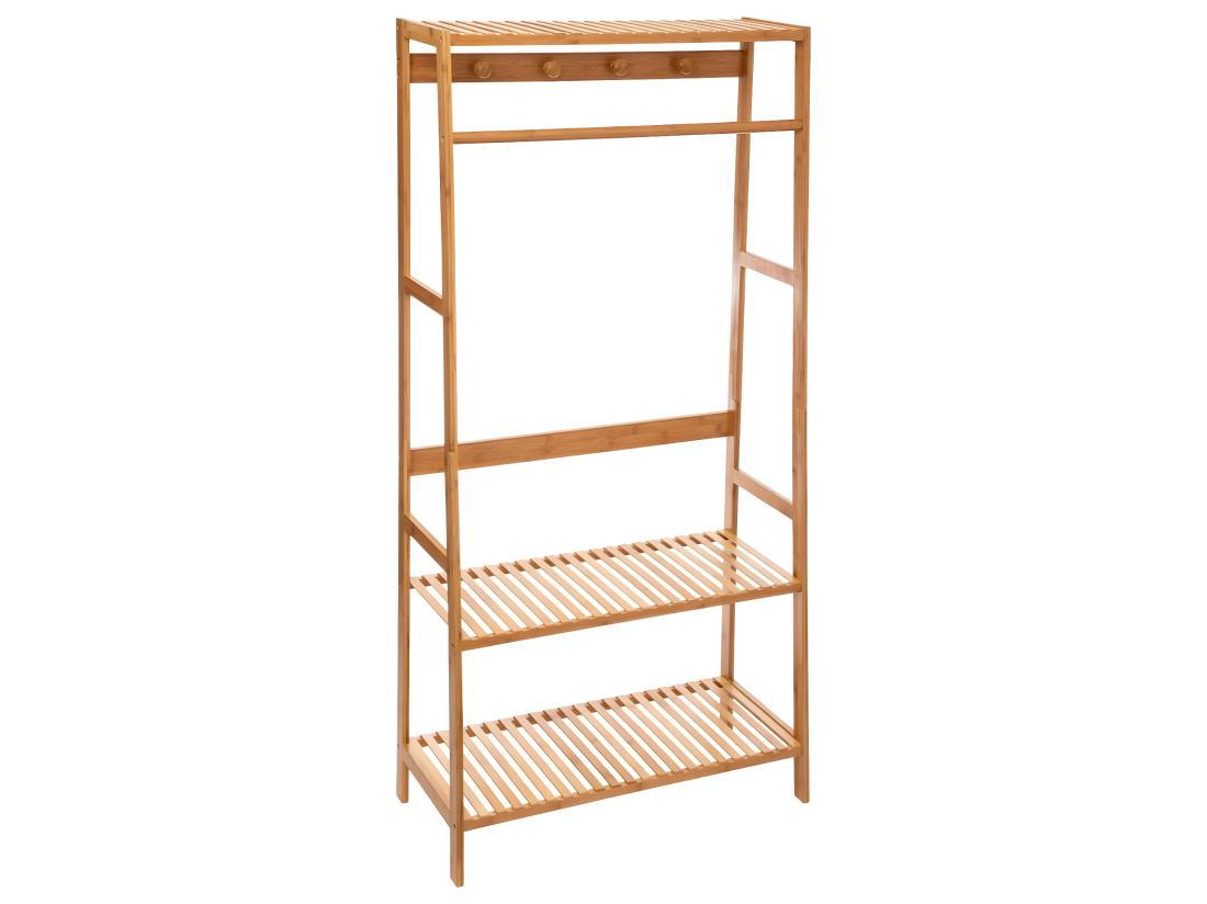 vente unique Portant à Vêtement Bambou "Gaia" 170cm Naturel