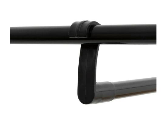 Vente Unique Portant à Vêtements Avec 6 Étagères "Intissa" 160cm Noir