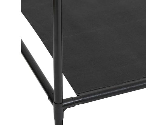vente unique Portant à Vêtements Avec 6 Étagères "Intissa" 160cm Noir