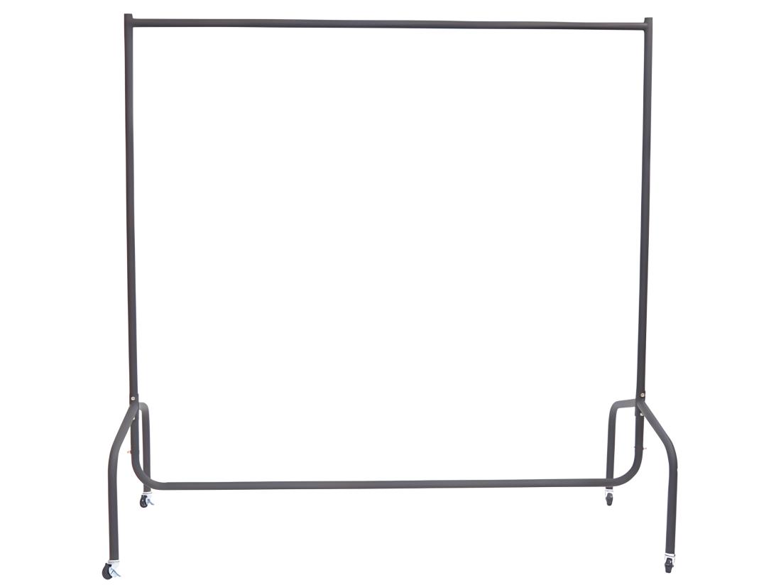 Vente Unique Portant Tringle à Vêtements Acier Charge Max. 140 Kg Dim. 120L X 60l X 170H Cm Noir