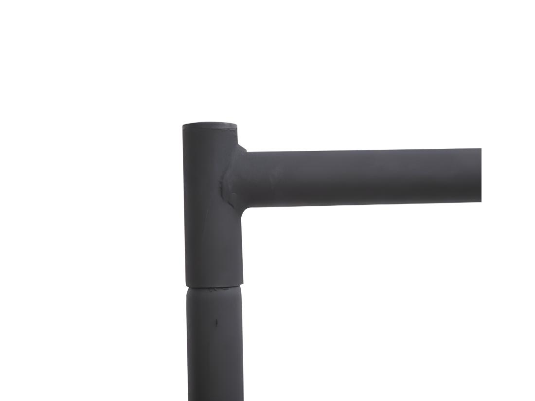 Vente Unique Portant Tringle à Vêtements Acier Charge Max. 140 Kg Dim. 120L X 60l X 170H Cm Noir