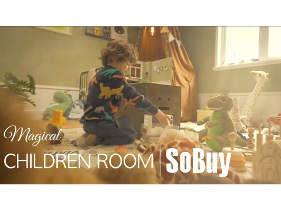 Vente Unique Portant Vêtements Chambre Enfant Porte-vêtement 3 Étagères 1 Panier Et 3 Crochets Kmb40-w