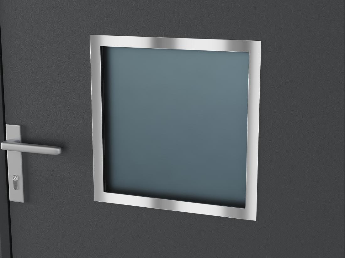 Vente Unique Porte D'entrée En Aluminium H218 X L96 Cm Anthracite - Poussant Droit - ROSILVA