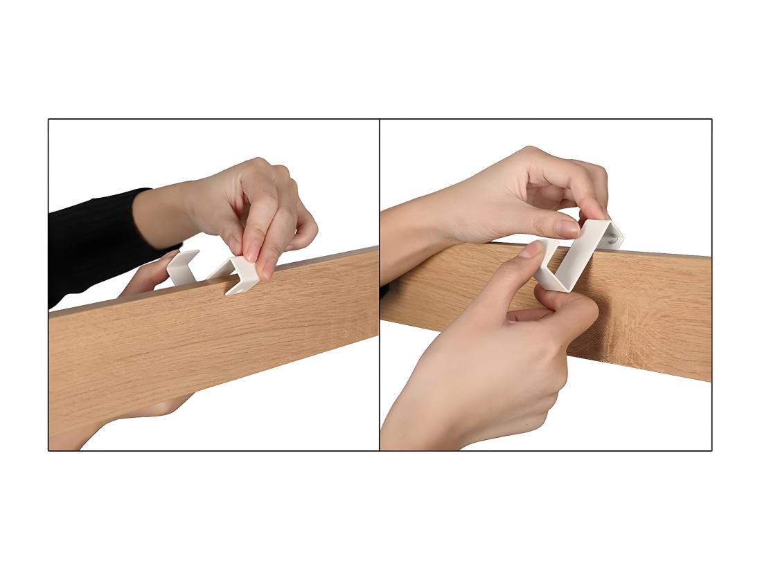 Vente Unique Porte-manteau Avec étagères à Chaussures Et Crochets Amovibles - H183 Cm