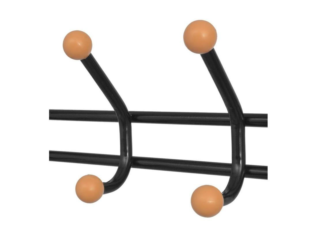 vente unique Porte-manteau avec rangement pour chaussures 68x32x182 5 Noir