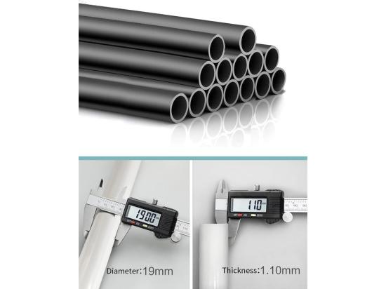 Vente Unique Porte-Manteau Portant-vêtements Double Avec étagère De Chaussures 4 Crochets Vestiaire 110x35x146cm - Noir