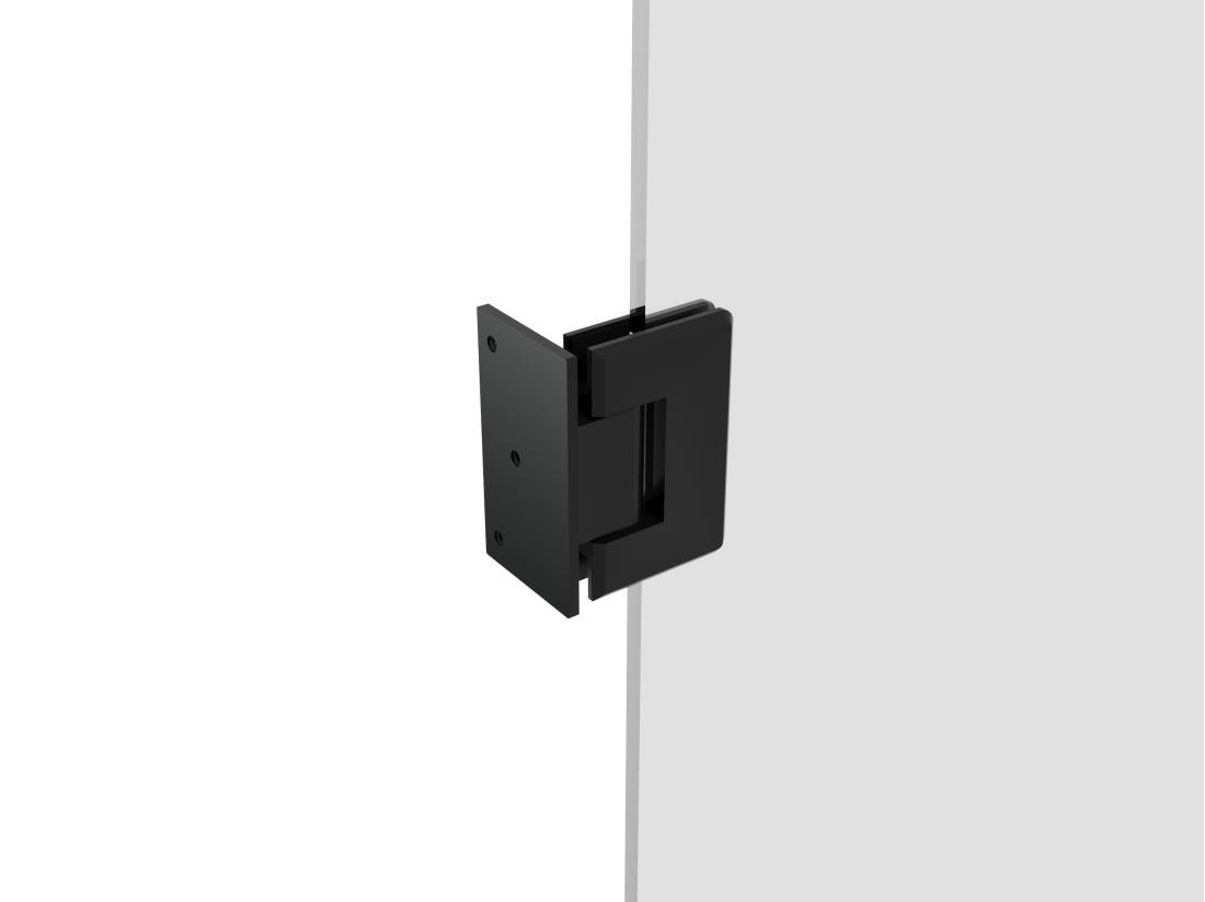 Vente Unique Porte Réversible Sans Bâti En Verre Trempé Dépoli - H204 X L83 Cm - BRUMEA