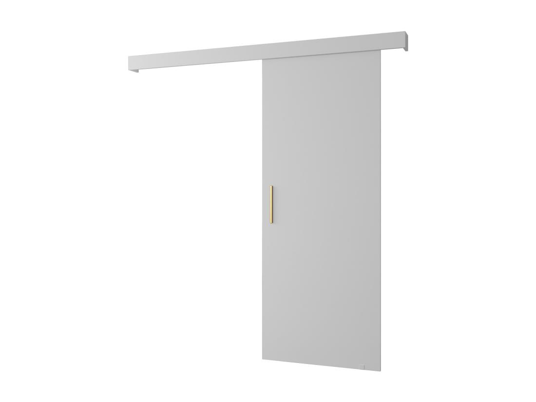 vente unique Portes coulissantes Salwador I 70x204 cm (Blanc / Blanc / Or)