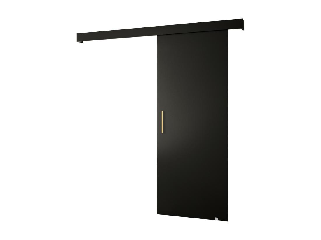 vente unique Portes coulissantes Salwador I 80x204 cm (Noir / Noir / Or)