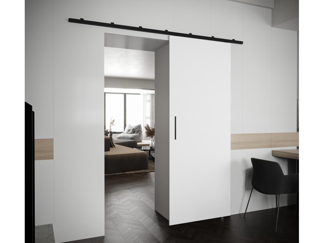 Vente Unique Portes Coulissantes Zonda I 80x204 Cm (Blanc)