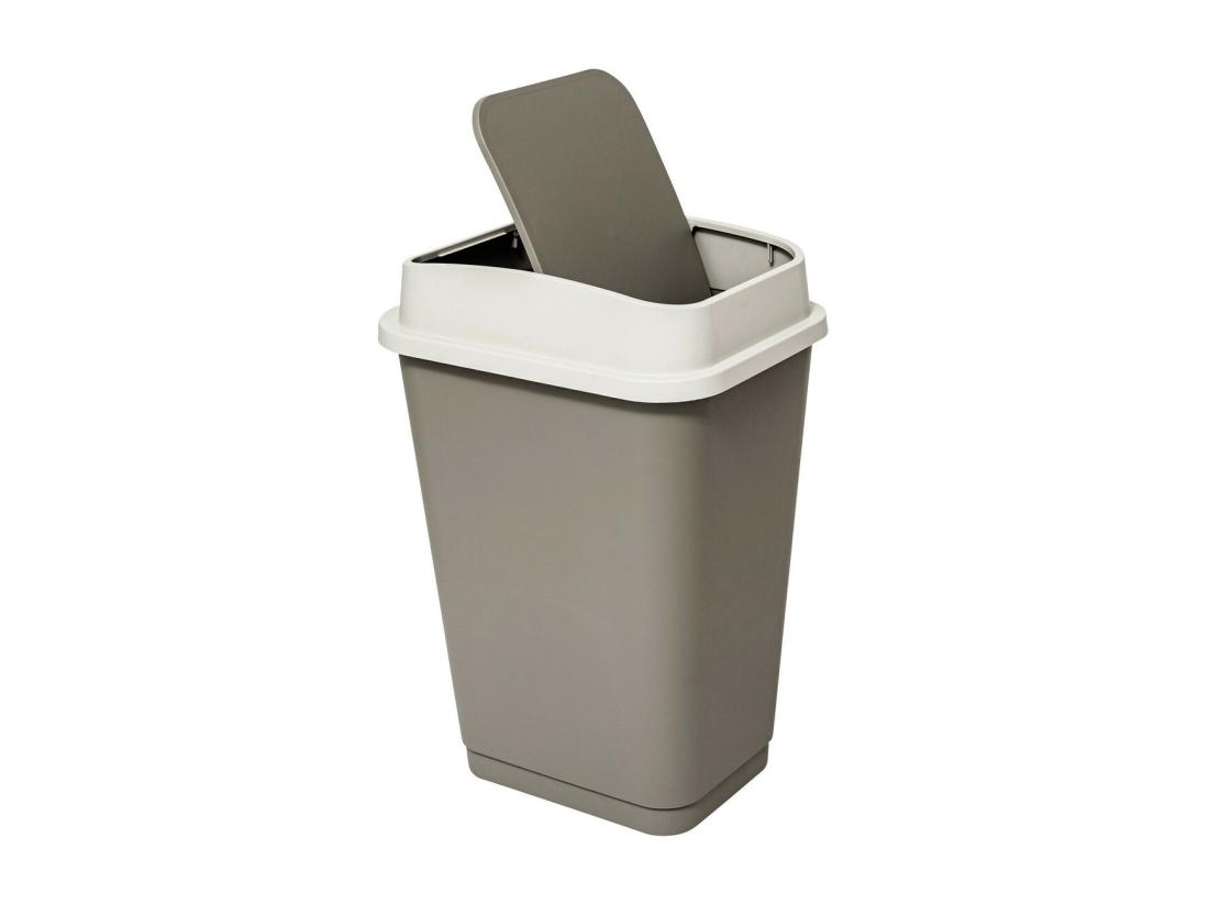 vente unique Poubelle 50 Litres 2 systèmes d'ouverture