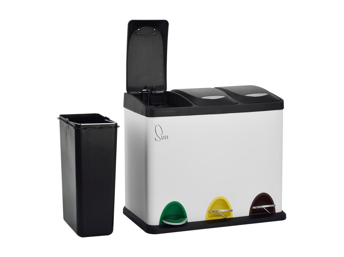 vente unique Poubelle à pédale pour le tri sélectif