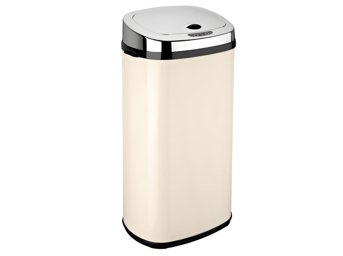 vente unique Poubelle de cuisine automatique LARGO Beige Acier inoxydable 42 L