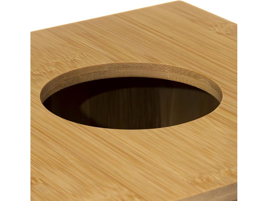 vente unique Poubelle de salle de bain 6L en Bambou avec couvercle