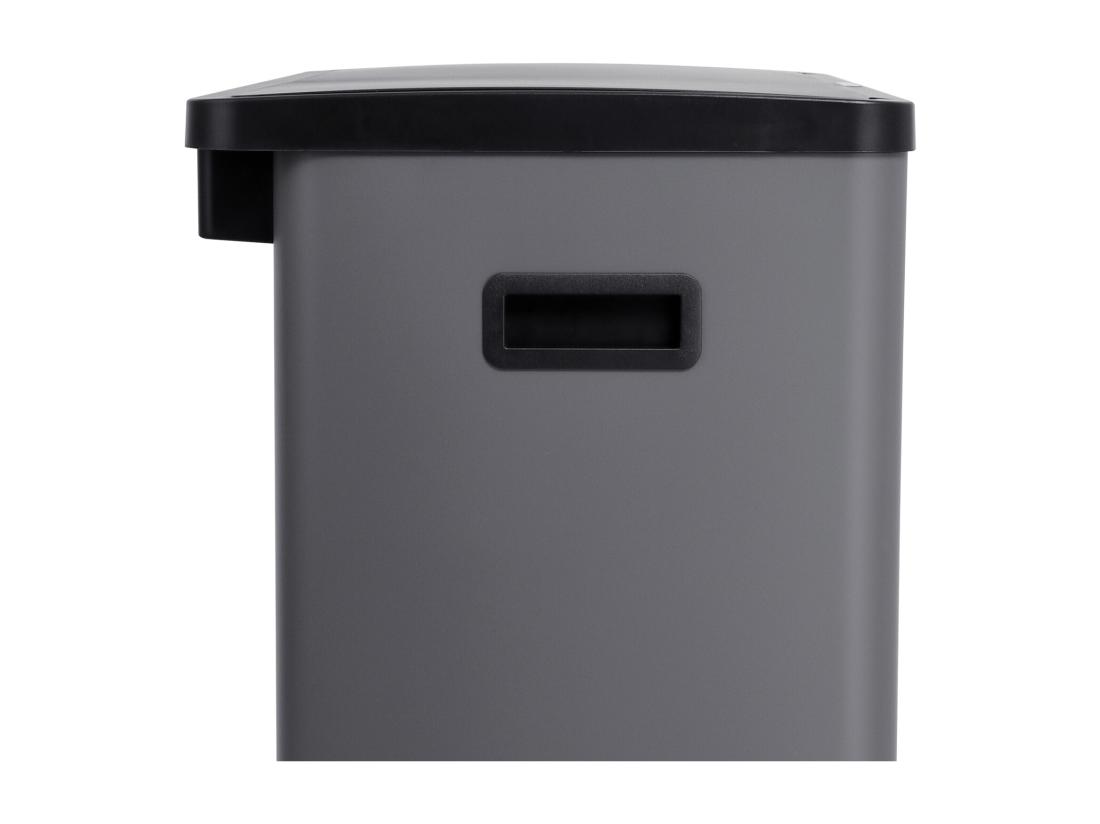 Vente Unique Poubelle Double 60l Avec Seau Intérieur