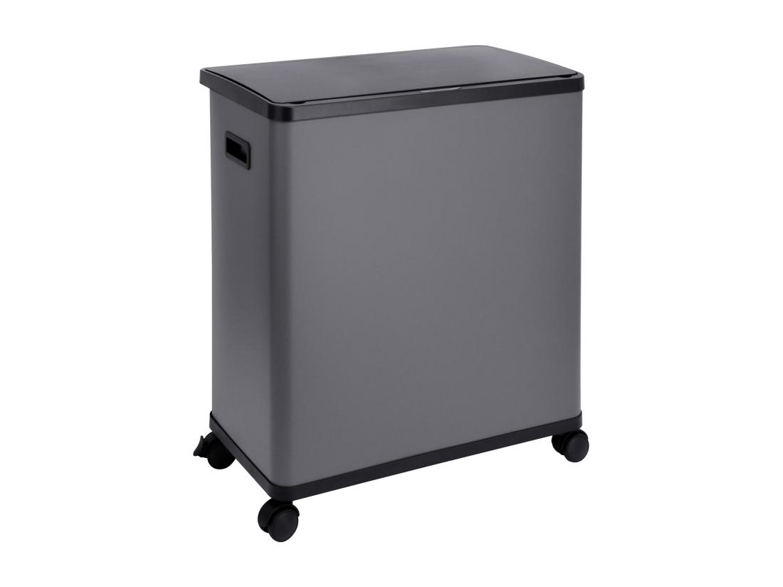 vente unique Poubelle double 60l avec seau intérieur