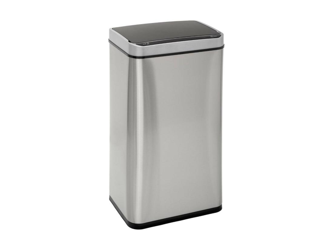 vente unique Poubelle en Inox 40 Litres Sensor ouverture et fermeture automatique