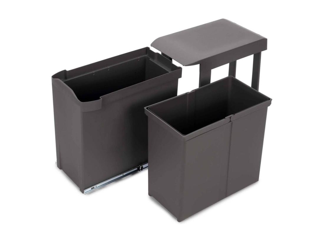 Vente Unique Poubelle Fixation Inférieure Et Extraction Automatique 30 L